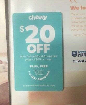 chewy coupon promo code|20 off first chewy order.